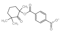 (1,3,3-trimethyl-2-oxocyclohexyl) 4-nitrobenzoate Structure