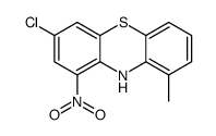 3-chloro-9-methyl-1-nitro-10H-phenothiazine结构式