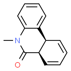 6(5H)-Phenanthridinone,6a,10a-dihydro-5-methyl-,(6aR,10aS)-rel-(9CI)结构式