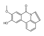 7H-Pyrrolo(3,2,1-de)phenanthridin-7-one, 10-hydroxy-9-methoxy Structure