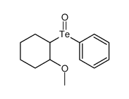 (2-methoxycyclohexyl)tellurinylbenzene Structure