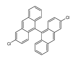 2-chloro-10-(3-chloroanthracen-9-yl)anthracene结构式