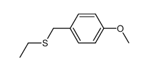 ethyl p-methoxybenzyl sulfide结构式