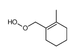 1-(Hydroperoxymethyl)-2-methylcyclohex-1-en结构式