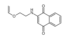 2-(2-ethenoxyethylamino)naphthalene-1,4-dione Structure