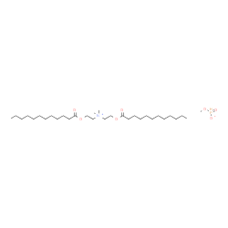 dimethylbis[2-[(1-oxododecyl)oxy]ethyl]ammonium methyl phosphonate Structure