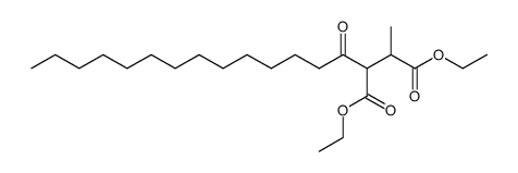 2-methyl-3-myristoyl-succinic acid diethyl ester结构式