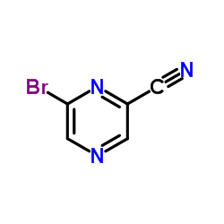 2-Bromo-6-cyanopyrazine Structure