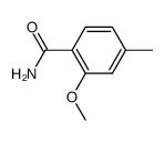 2-methoxy-4-methyl-benzoic acid amide结构式
