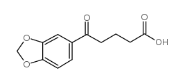 5-[3,4-(亚甲基二氧基)苯基]-5-氧代戊酸结构式