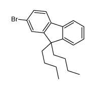 2-bromo-9,9-dibutyl-9H-fluorene structure