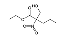 ethyl 2-(hydroxymethyl)-2-nitrohexanoate结构式