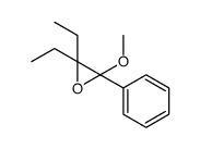 2,2-diethyl-3-methoxy-3-phenyloxirane Structure