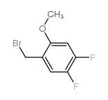 4,5-二氟-2-甲氧基苄溴结构式