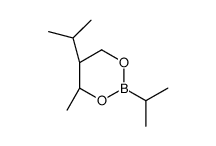 (4S,5R)-4-methyl-2,5-di(propan-2-yl)-1,3,2-dioxaborinane Structure