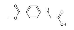 4-(carboxymethylamino)-benzoic acid methyl ester结构式