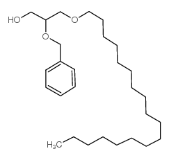1-o-octadecyl-2-o-benzyl-rac-glycerol Structure
