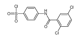 4-[(2,5-dichlorobenzoyl)amino]benzenesulfonyl chloride Structure