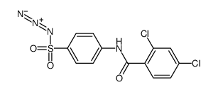 N-(4-azidosulfonylphenyl)-2,4-dichlorobenzamide Structure