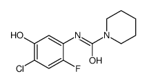 N-(4-chloro-2-fluoro-5-hydroxyphenyl)piperidine-1-carboxamide结构式