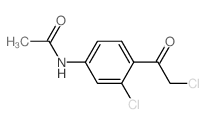 N-[3-chloro-4-(2-chloroacetyl)phenyl]acetamide Structure
