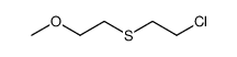 Ethane, 1-[(2-chloroethyl)thio]-2-methoxy结构式