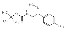 (2-羟基亚氨基-2-对甲苯乙基)-氨基甲酸叔丁酯结构式