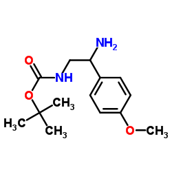 [2-氨基-2-(4-甲氧基-苯基)-乙基]-氨基甲酸叔丁酯盐酸盐图片