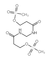 Hydracrylamide,N,N'-methylenebis-, dimethanesulfonate (7CI) Structure