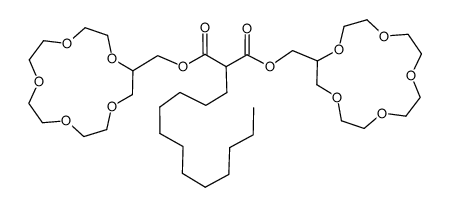 dodecylmalonate of bis(15-crown-5) Structure