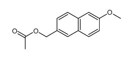 2-acetoxymethyl-6-methoxynaphthalene结构式