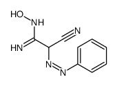 2-cyano-N'-hydroxy-2-phenyldiazenylethanimidamide结构式