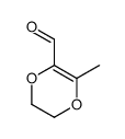 6-methyl-2,3-dihydro-1,4-dioxine-5-carbaldehyde结构式