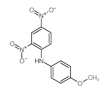 Benzenamine,N-(4-methoxyphenyl)-2,4-dinitro-结构式