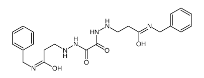 N-benzyl-3-[2-[[2-(benzylcarbamoyl)ethylamino]carbamoylformyl]hydrazin yl]propanamide Structure