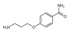 4-(3-氨基丙氧基)苯甲酰胺结构式