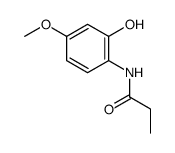 N-(2-羟基-4-甲氧基苯基)丙酰胺结构式