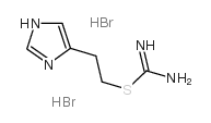 S-[2-(咪唑-4-基)乙基]异硫脲二氢溴酸盐结构式