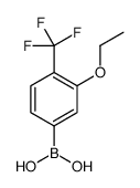 3-Ethoxy-4-(trifluoromethyl)phenylboronic acid structure