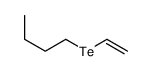 1-ethenyltellanylbutane Structure