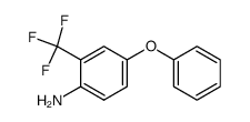 4-苯氧基-2-(三氟甲基)苯胺结构式