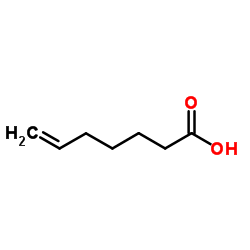 6-Heptenoic acid Structure