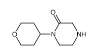1-(tetrahydro-pyran-4-yl)-piperazin-2-one结构式