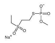 sodium,2-ethylsulfonylethylsulfanyl(methoxy)phosphinate结构式