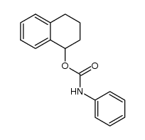 phenyl-carbamic acid-(1,2,3,4-tetrahydro-[1]naphthyl ester)结构式