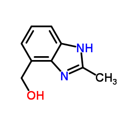 (9ci)-2-甲基-1H-苯并咪唑-4-甲醇结构式