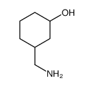 3-(氨基甲基)环己醇结构式