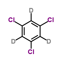 1,3,5-Trichloro(2H3)benzene Structure