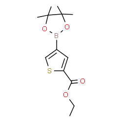 5-(Ethoxycarbonyl)thiophene-3-boronic acid pinacol ester Structure
