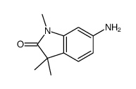 6-氨基-1,3,3-,三甲基吲哚啉-2-酮结构式